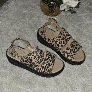 Dr. Scholl's Leopard Print Sandals